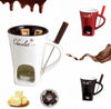 Ceramic Chocolate Fondue Mug Set